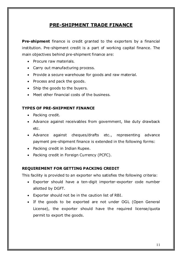 payment guarantee letter Trade post and shipment finance pre payment guarantee letter Trade post and shipment finance pre