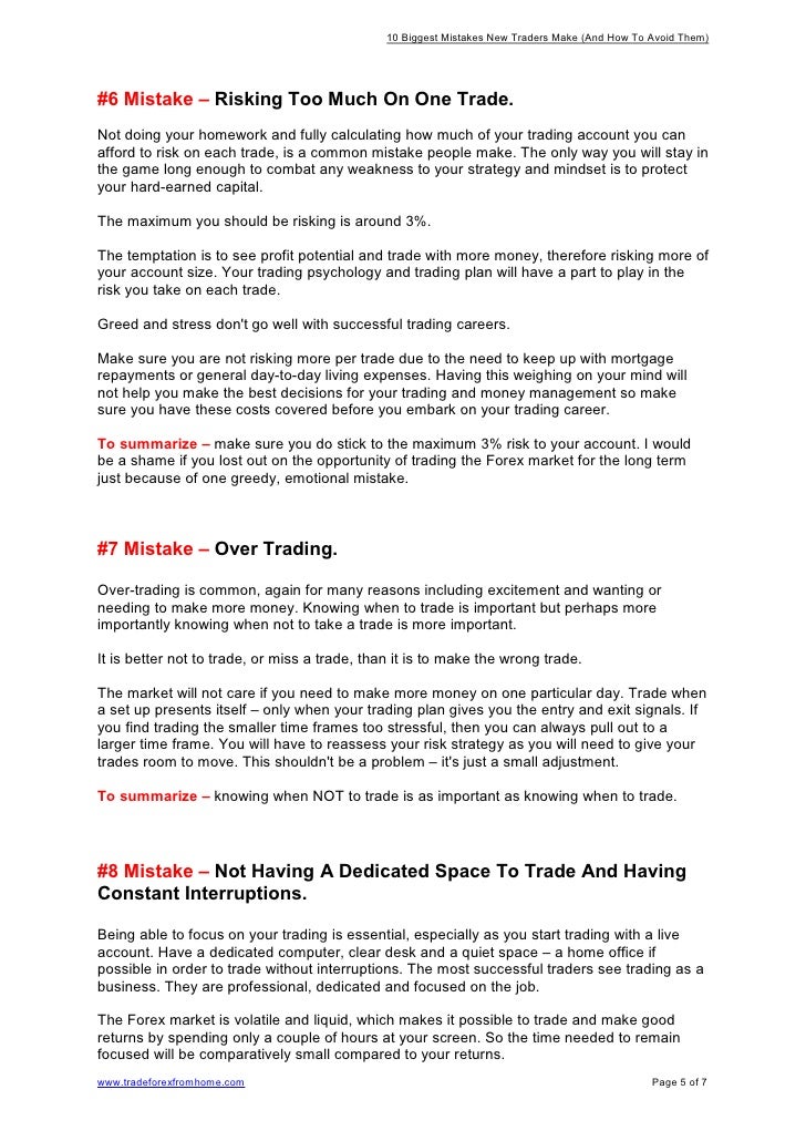 Forex from home
