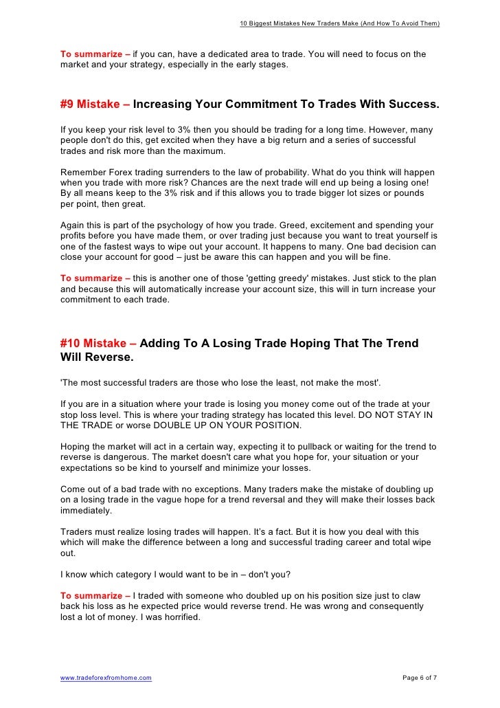 Forex trading from home