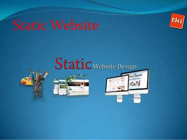 presentation on static website