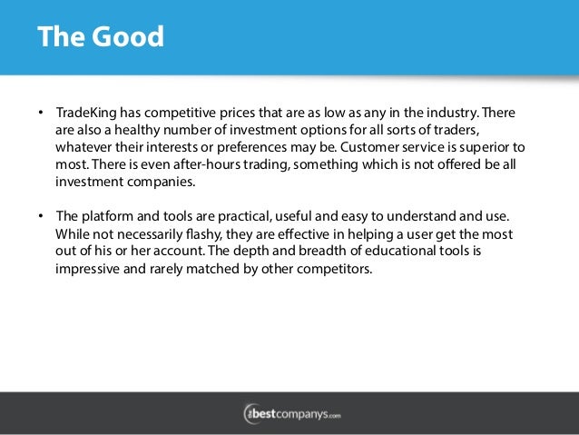 Tradeking options review