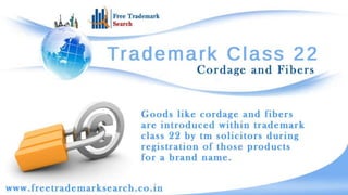 Trademark Class 22 | Cordage and Fibers