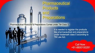Trademark Class 5 | Pharmaceutical Products