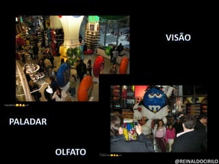 “Em, inglês, merchand é mercador. Merchandising, portanto, significa destacar a mercadoria. Enquanto o Marketing explora imagem da empresa como um todo, incluindo logomarca, promoção, distribuição, mídia, tudo enfim, o merchandising é a exposição do produto. Mostrar o produto é fazer merchandising. Merchandising na TV, por exemplo, é colocar o produto no meio de uma cena de novela. Mas existe também o merchandising no ponto-de-venda, que tem como responsabilidade destacar o produto perante os demais. Assim, outdoors, placas em padarias, ônibus, degustação em supermercados também são ações de merchandising. Tudo o que coloca o produto em evidência é merchandising“, destaca Ronald Peach Jr., sócio da Oficina do Merchandising.@REINALDOCIRILO