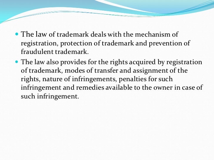 assignment and licensing of trademark ppt