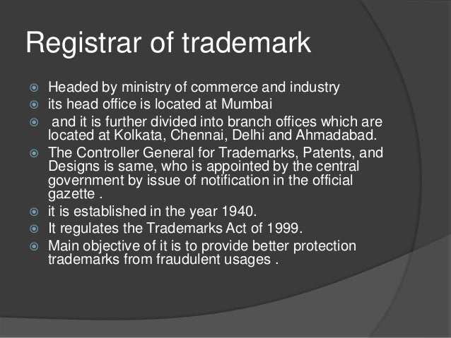 Trademarks Act 1999