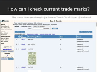 Trademarks - an overview (Australia) | PPTX