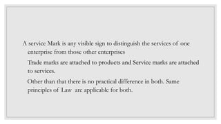Trade marks and service marks with special reference to Sri Lanka | PPTX