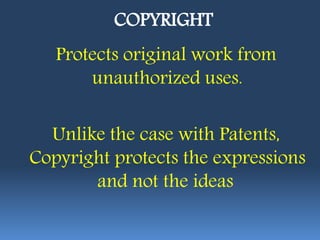 Trade marks, design & copyrights | PPT