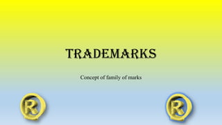 Trademarks
 Concept of family of marks
 