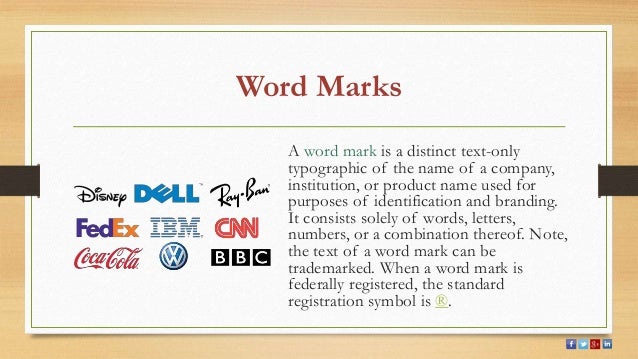 trademark service mark