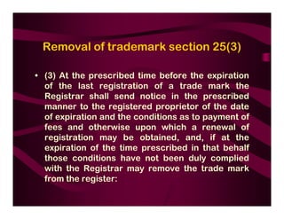 I am looking for the trademark's registration date and expiry date. But ...