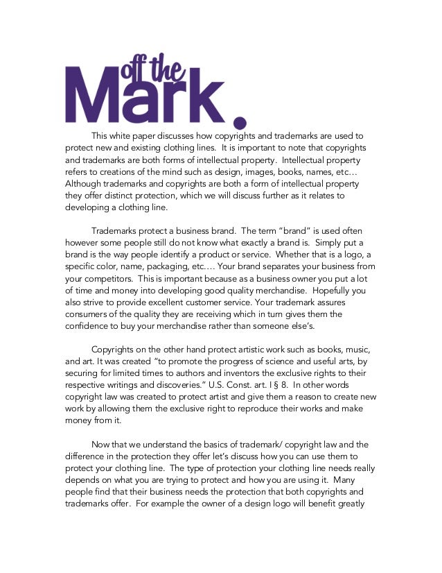 How to Protect your New or Existing Clothing Line using Trademarks an…