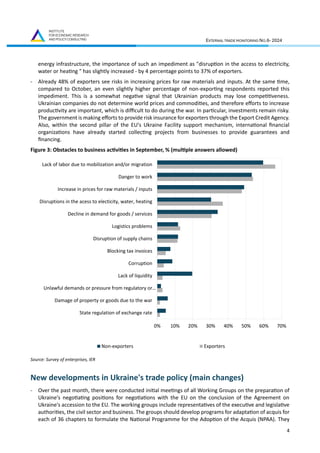 Export Difficulty The Institute for Economic Research and Policy Consulting (IER) has ...