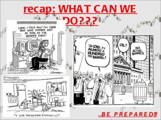 recap: WHAT CAN WE DO??? … BE PREPARED!!! 