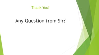 Thank You!
Any Question from Sir?
 