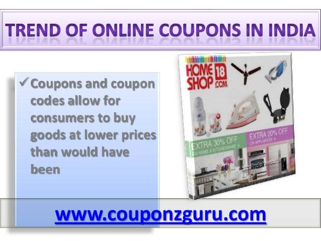 Online discount coupons india
