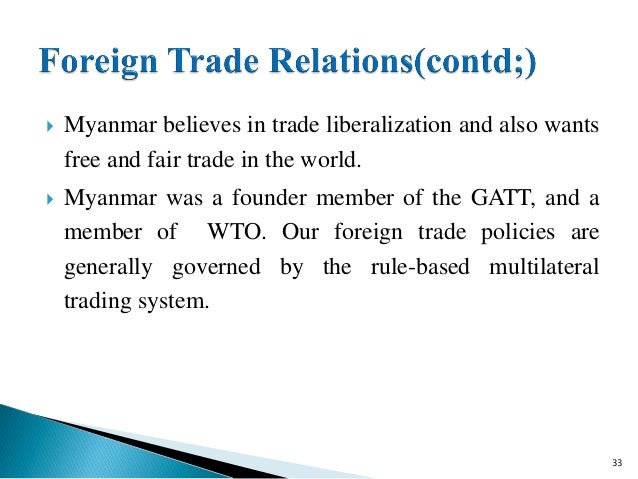 Multilateral and bilateral trade policies in the world trading system