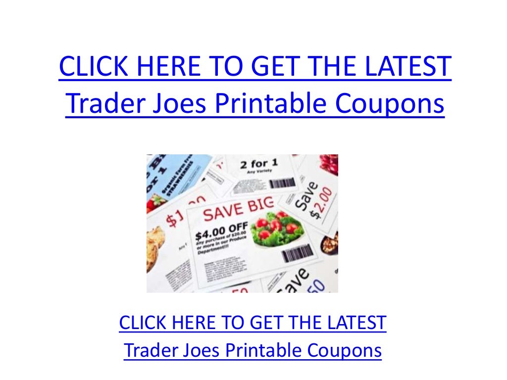 Trader Joes Printable Coupons Trader Joes Printable Coupons