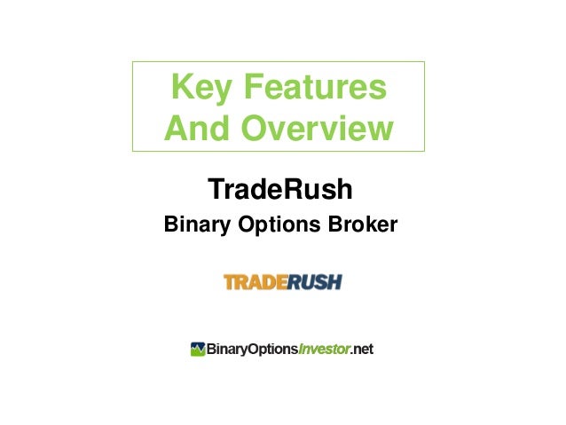 Traderush binary options review