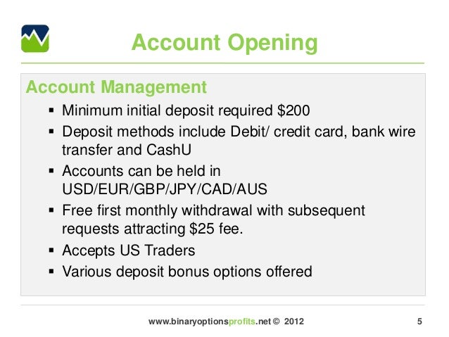 Traderush binary options