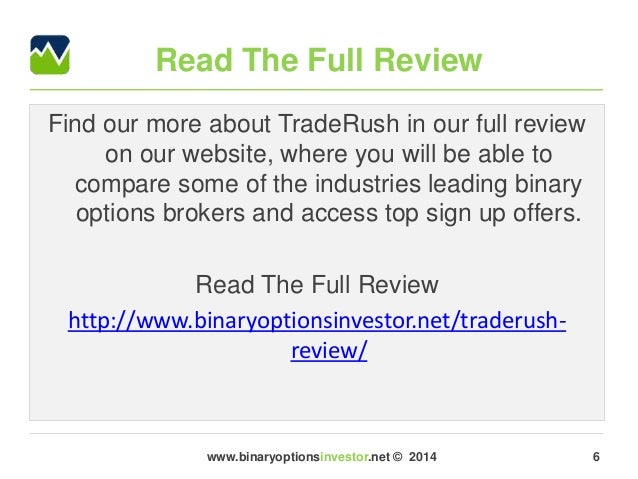 Binary options feedback