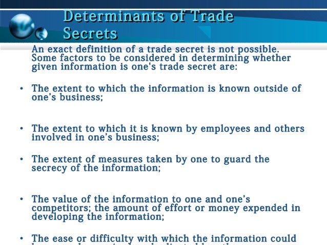 trade secret essay trade secret essay