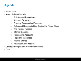 Fiscal Year-End Close Tools
 