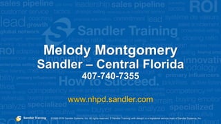 Sandler Approach Sandler Approach to Trade shows | PPTX