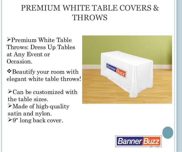 Trade Show Display Custom Table Covers Bannerbuzz