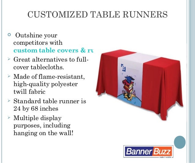 Trade Show Display Custom Table Covers Bannerbuzz