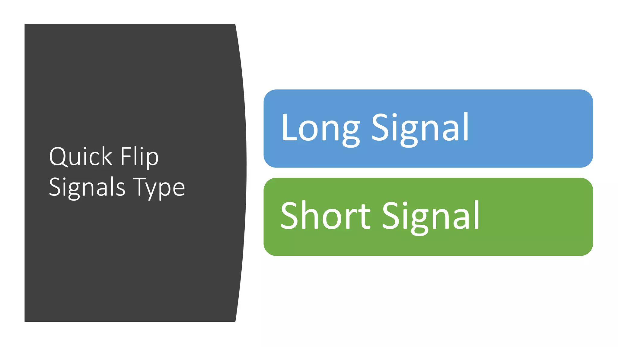 Quick Flip
Signals Type
Long Signal
Short Signal
 
