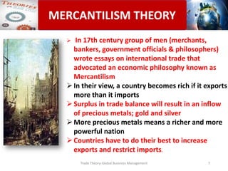 Merchant Philosopher Trade theories | PPTX
