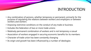 Trade union Slide 2