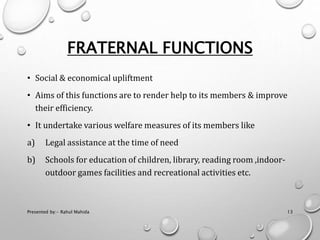 Fraternal Help Trade Union-MSW | PPTX
