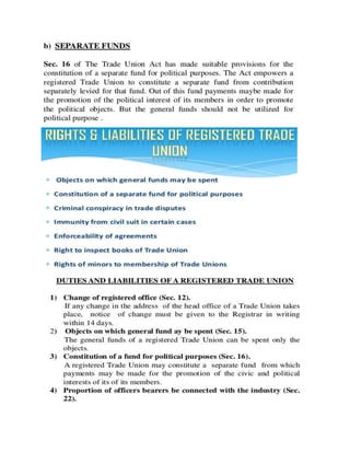 Trade union act