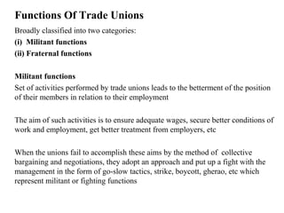 Trade Unions