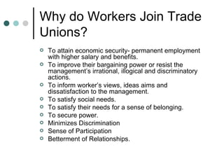 Trade unions | PPT