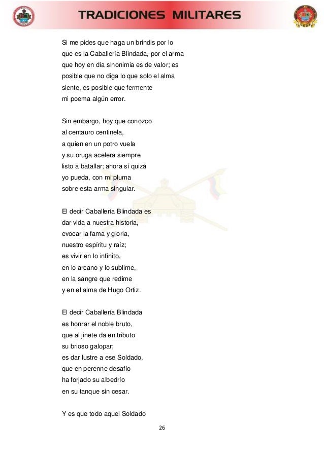 Tradiciones de las armas