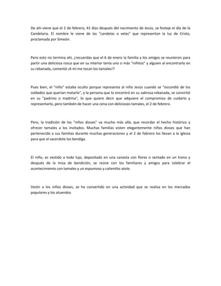 Tradiciones de mexico