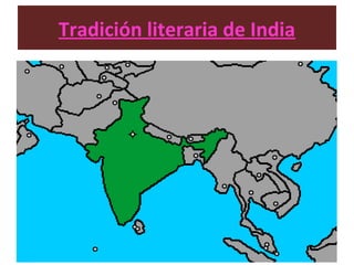 Tradición literaria de India 
 