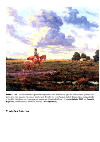 Berega Website Oficial - Obras do Autor - Cavalos Crioulos