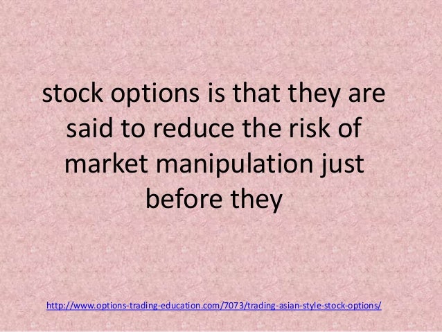 Stock options trading education
