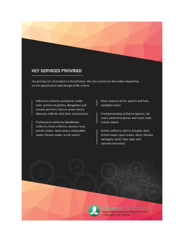 Trading Company Profile Sample