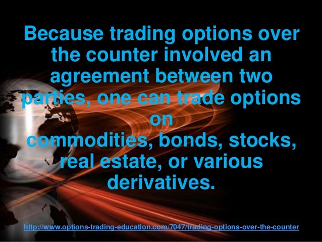 Over the counter options trading