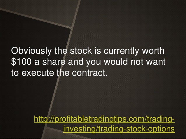 Shares options trading