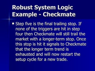 Trading System Seminar Handout | PPT