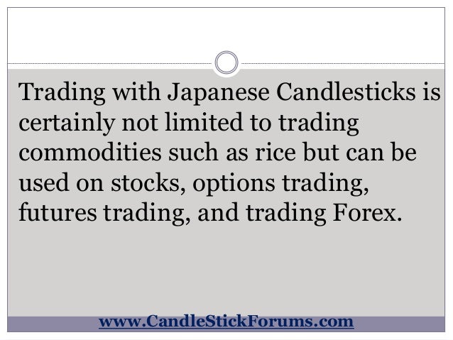 Japanese rice traders candlesticks