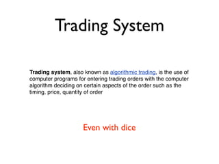 Trading With Open Source Tools