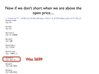 Trading With Open Source Tools